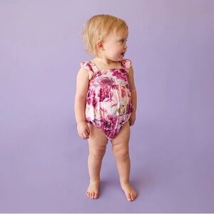 Posh Peanut bubble romper in Amira